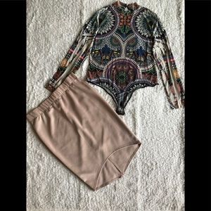 Bodysuit and Skirt